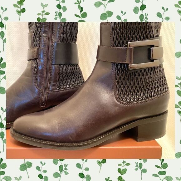 Aquatalia RARE stretch leather riding boots size 6 - Picture 6 of 11